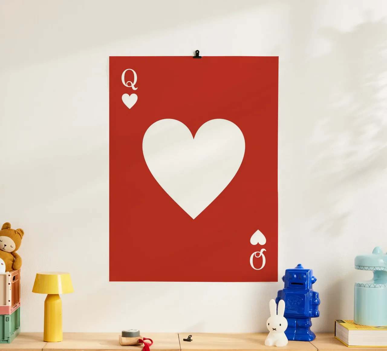 Queen of Heart (Red Tone) hahnemühle by Paigaam Studio