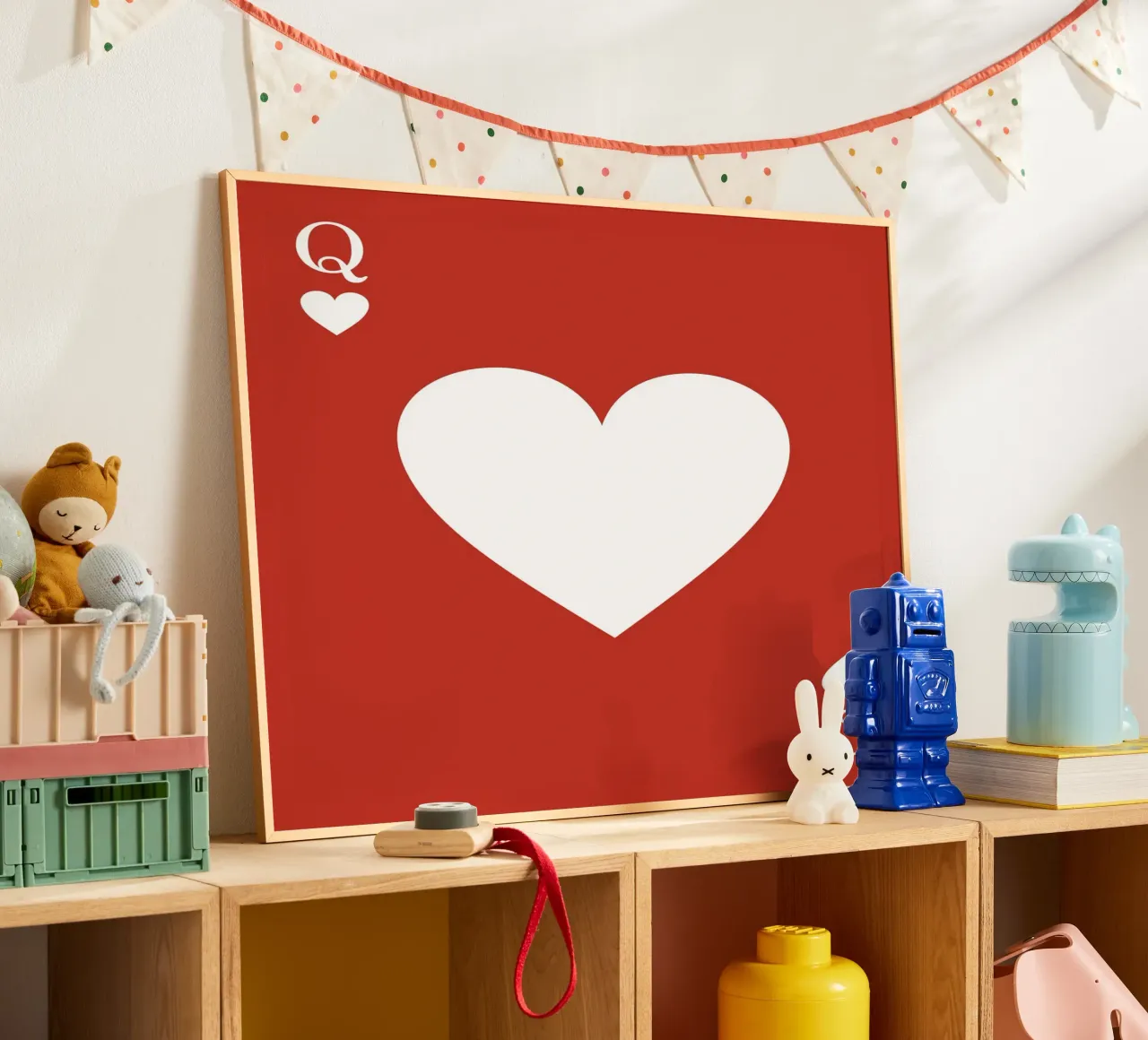 Queen of Heart (Red Tone) hahnemühle by Paigaam Studio