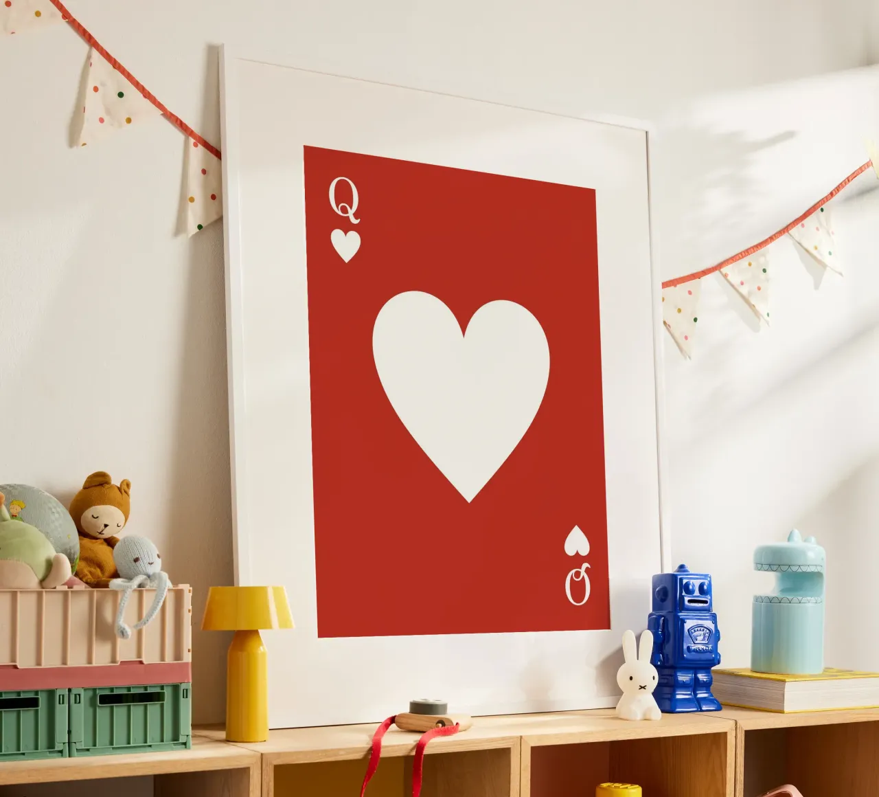 Queen of Heart (Red Tone) hahnemühle by Paigaam Studio