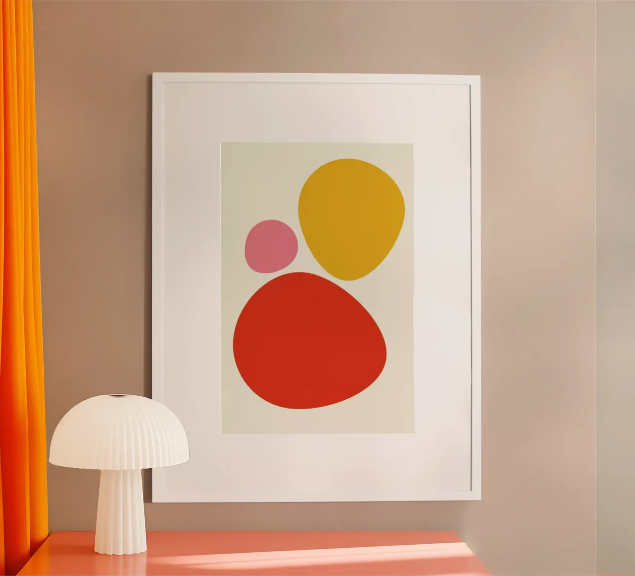 Hot Stones poster with aluminum frame by Bo Lundberg