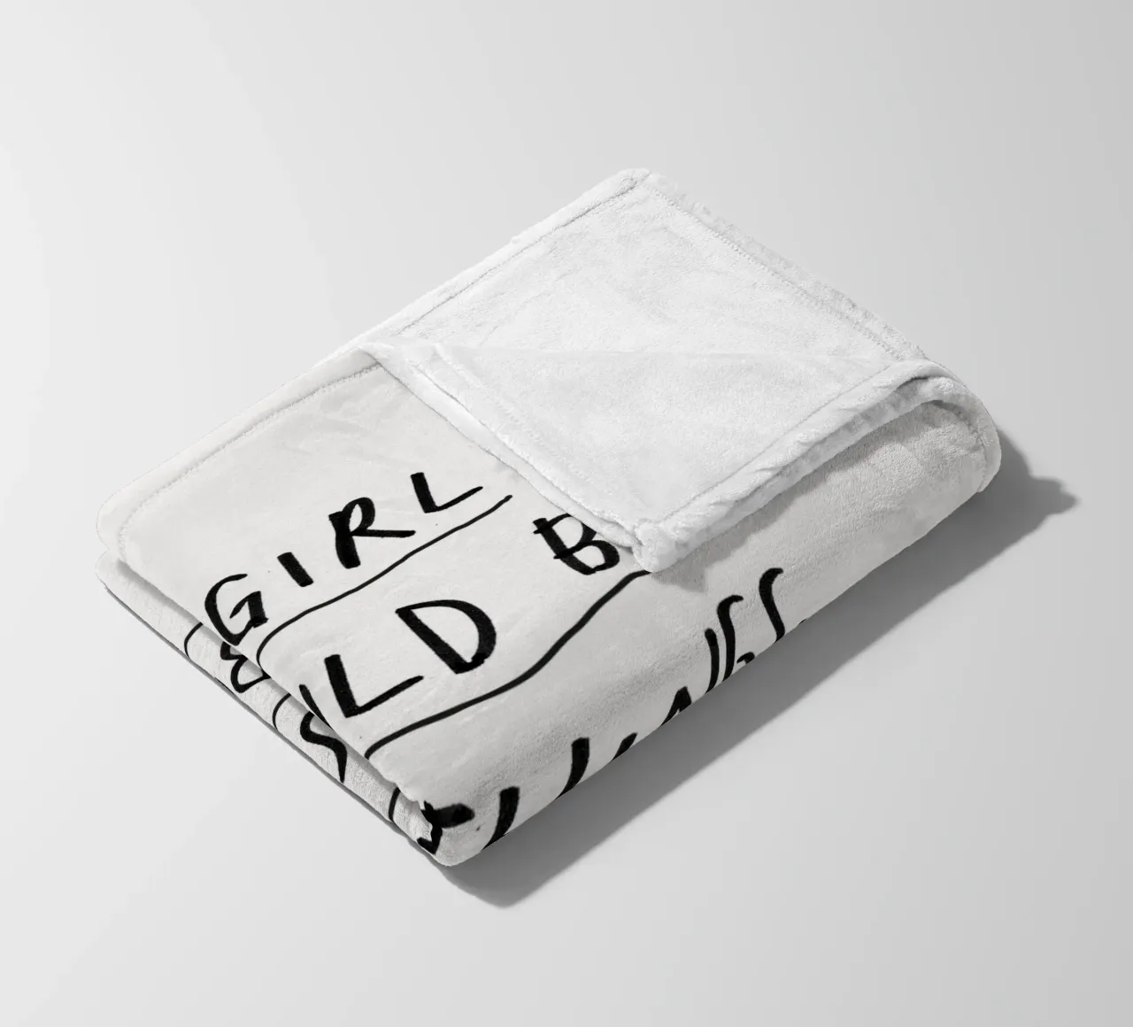 Una ragazza dovrebbe essere due cose: di classe e favolosa. coperta in pile da THE MOTIVATED TYPE