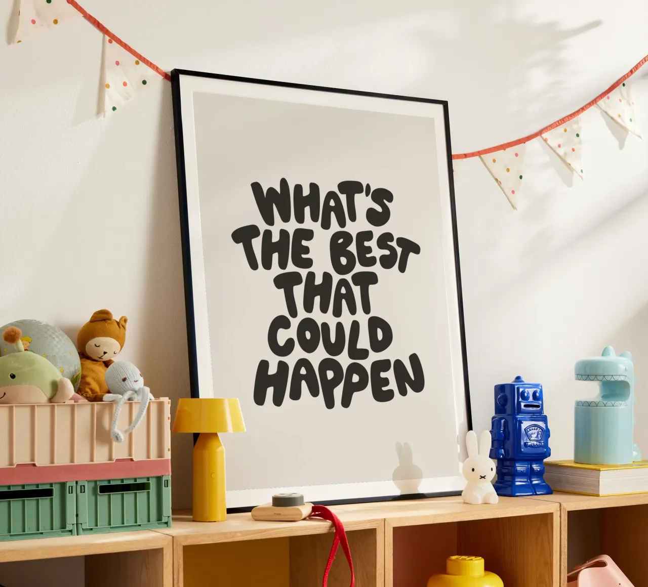 Whats The Best That Could Happen Typography in Monochrome hahnemühle by THE MOTIVATED TYPE