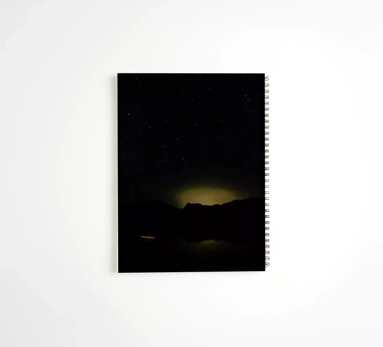 Look at the Stars 1 spiral notebook by Nur Mut