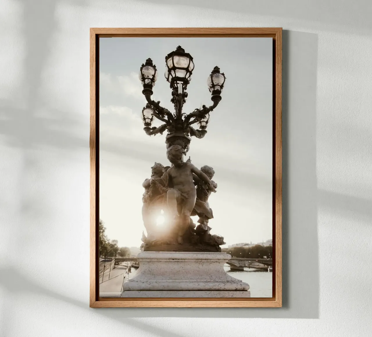 Lumière douce à Paris toile avec Caisse américaine de Saskia Kamenz