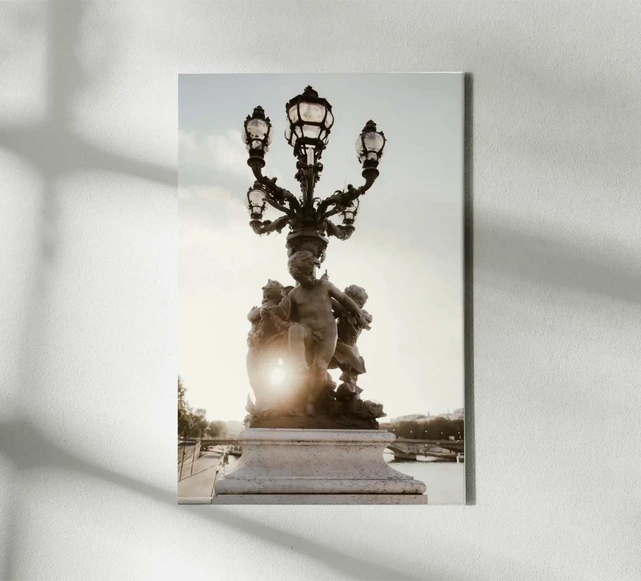 Lumière douce à Paris toile avec Caisse américaine de Saskia Kamenz