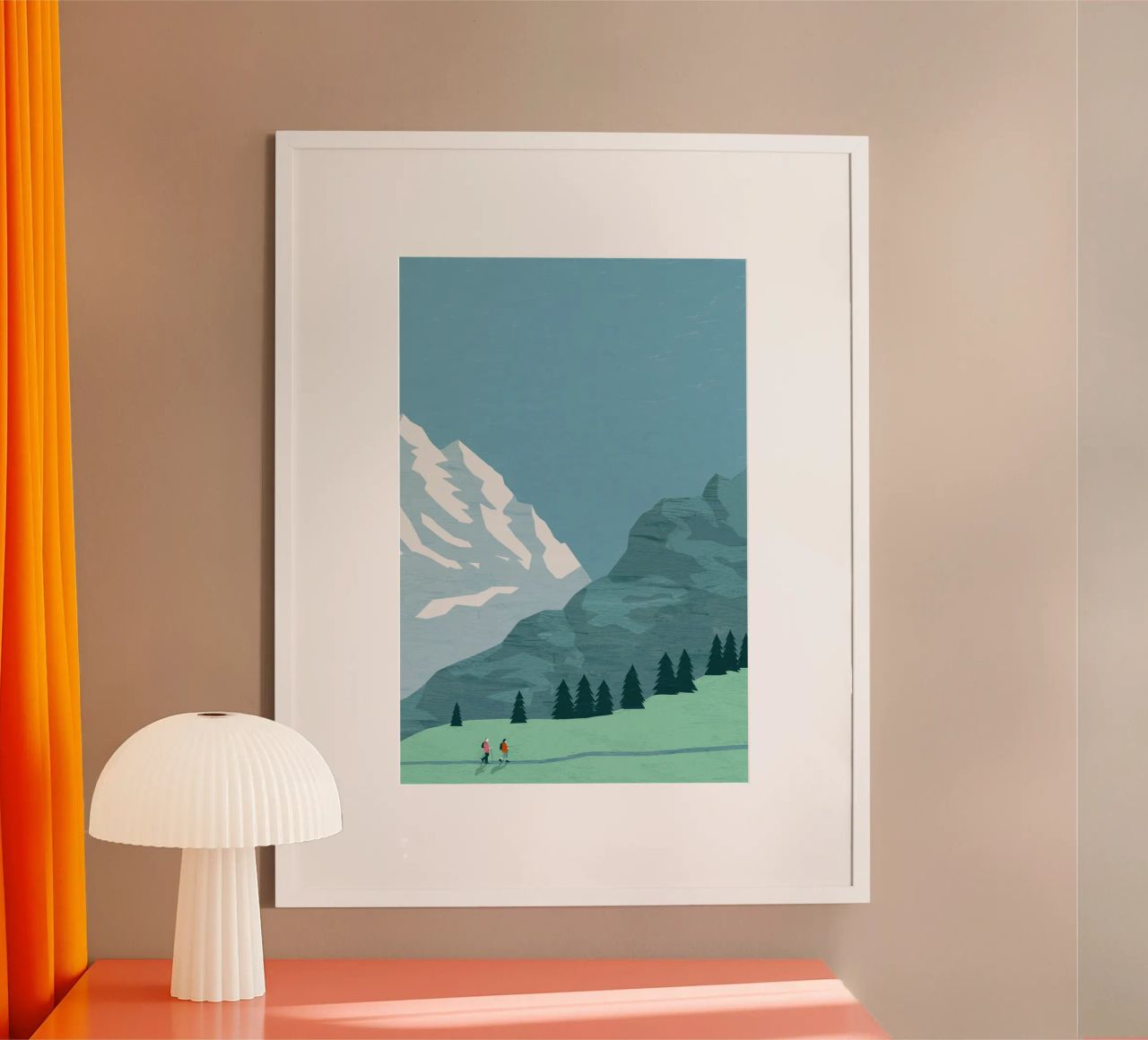 Wanderung Poster von Katinka Reinke