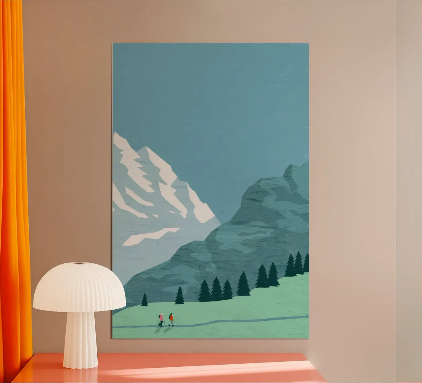 Hike poster by Katinka Reinke