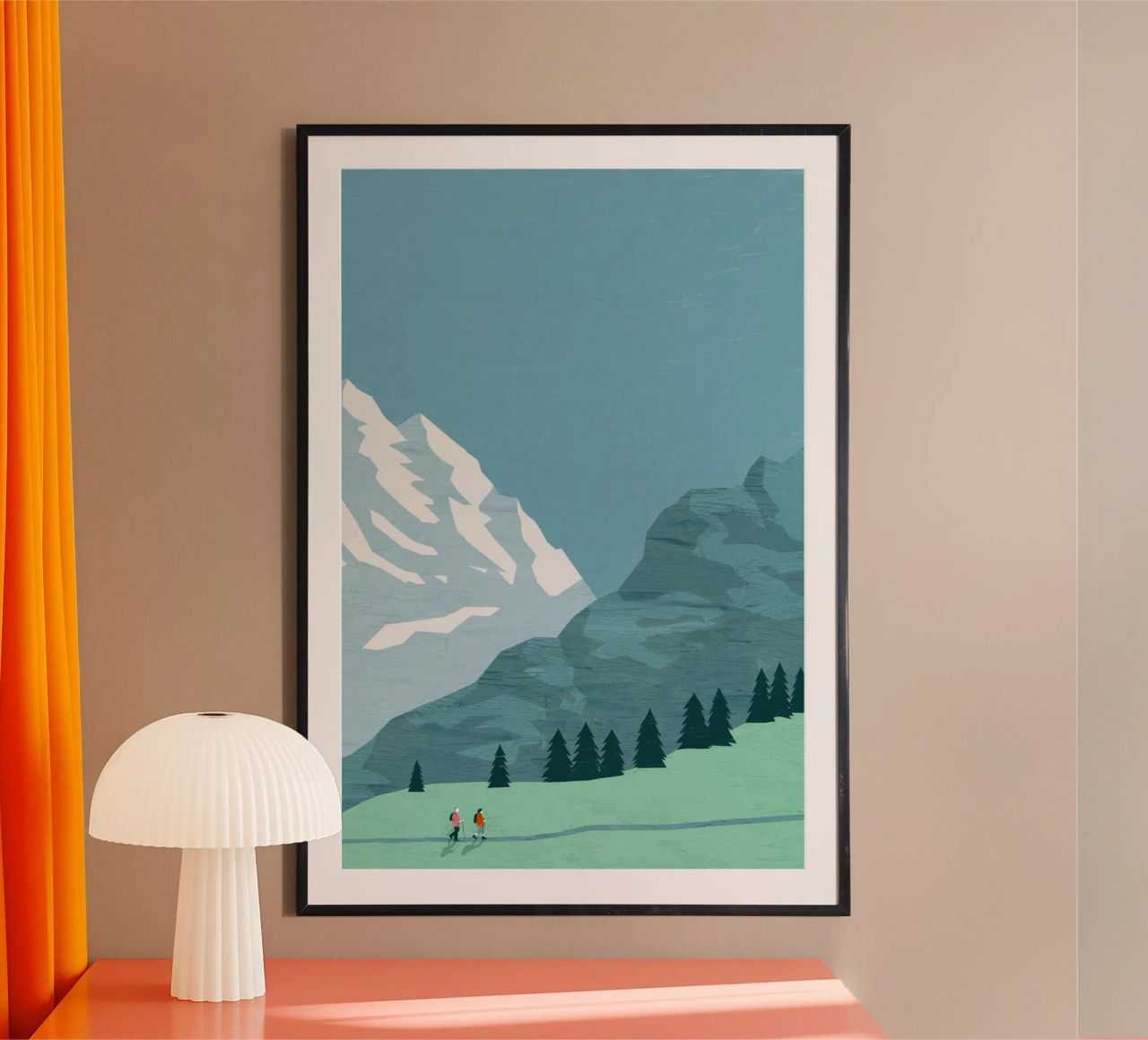 Wanderung Poster von Katinka Reinke