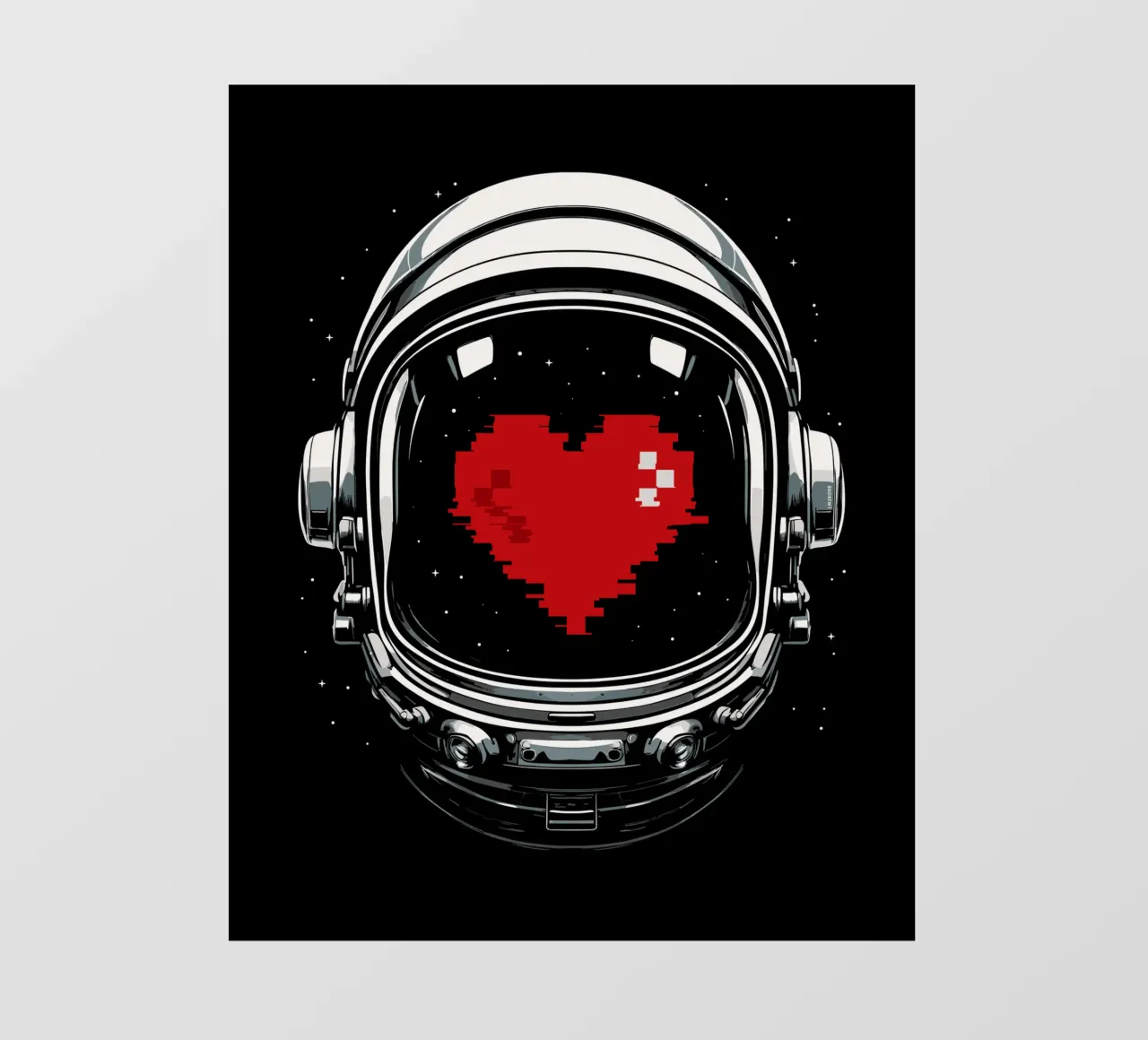 L'amore degli astronauti per lo spazio pellicola backlit da LM2KONE