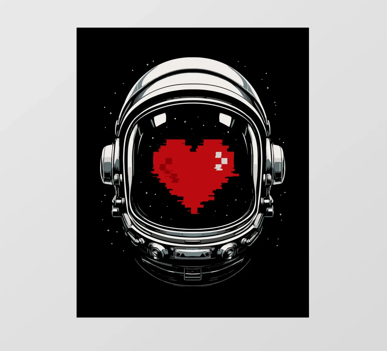 L'amore degli astronauti per lo spazio telo in pvc da LM2KONE