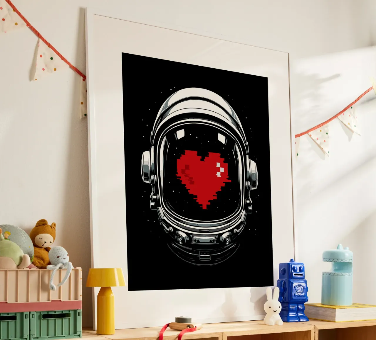 L'amore degli astronauti per lo spazio carta hahnemühle da LM2KONE