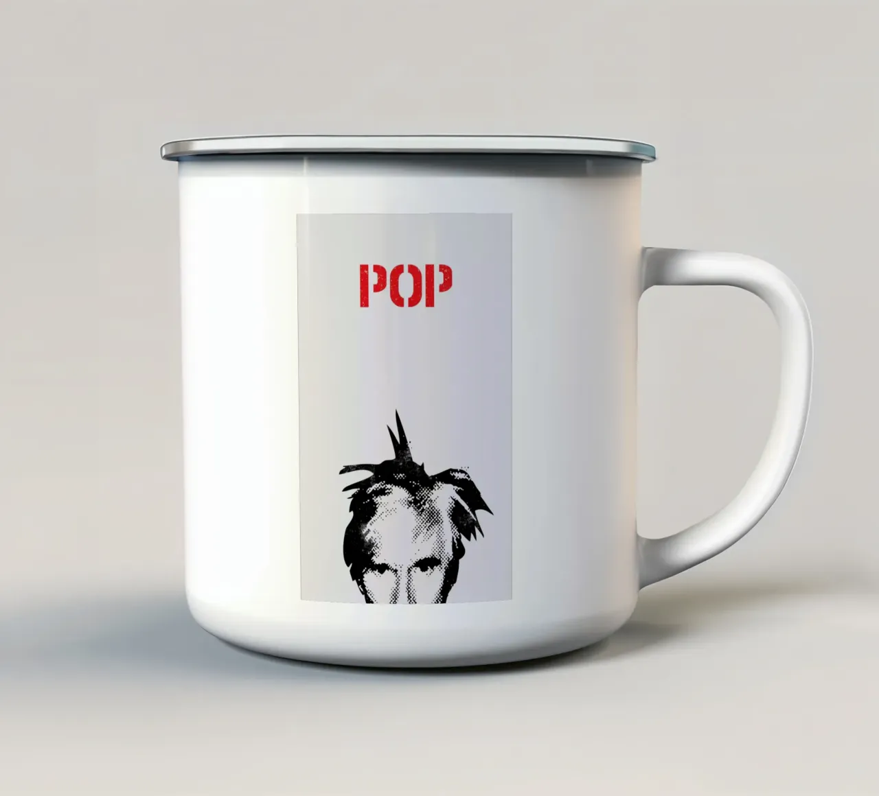 Andy Warhol tazza in smalto da 121 Creatives