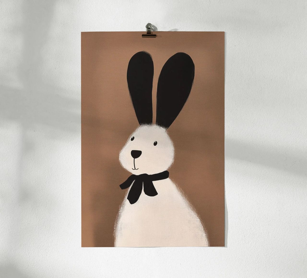 Fluffy bunnies Animal love poster by Carinaprint