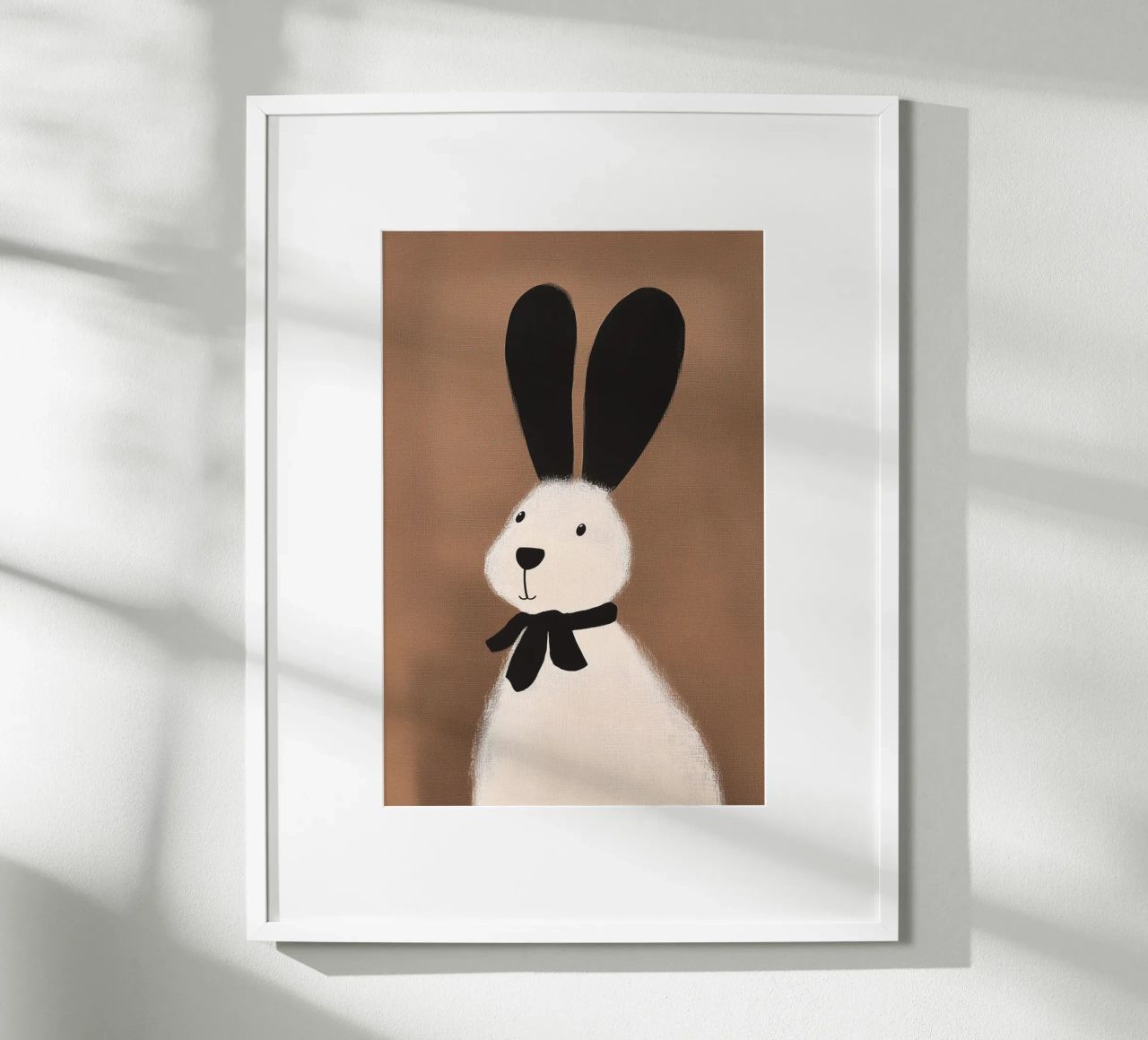 Fluffy bunnies Animal love poster by Carinaprint