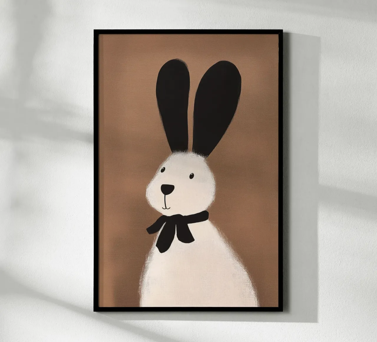 Soffici coniglietti Amore animale poster con telaio in legno da Carinaprint