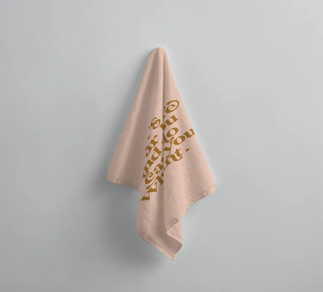 C'est votre vie et vous pouvez faire ce que vous voulez État d'esprit positif serviette de bain de THE MOTIVATED TYPE