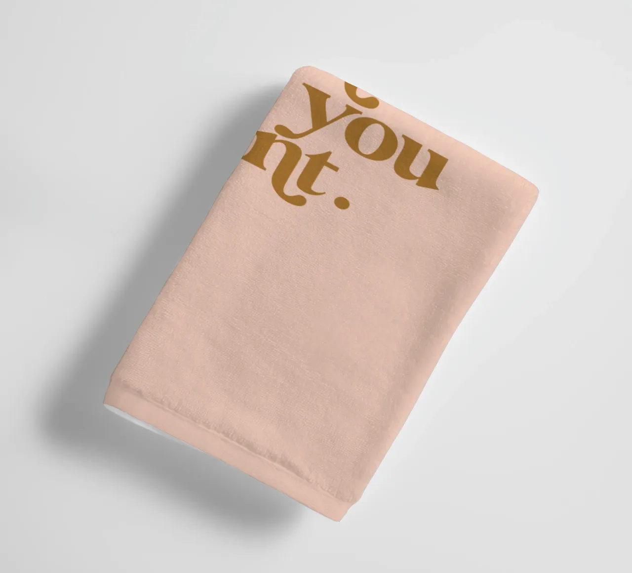 C'est votre vie et vous pouvez faire ce que vous voulez État d'esprit positif serviette de bain de THE MOTIVATED TYPE