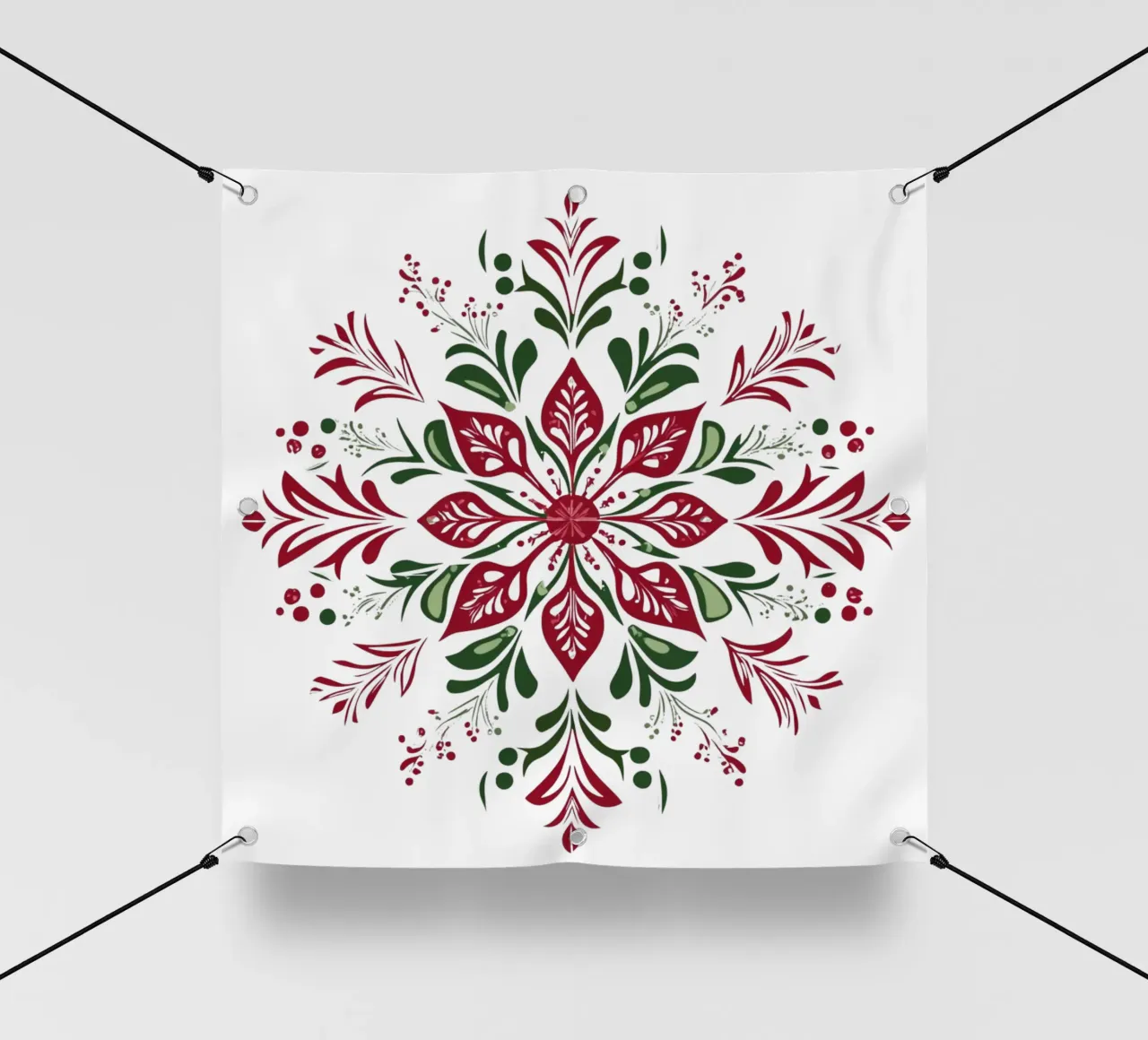 Mandala di Natale telo in pvc da Spiritual Touch