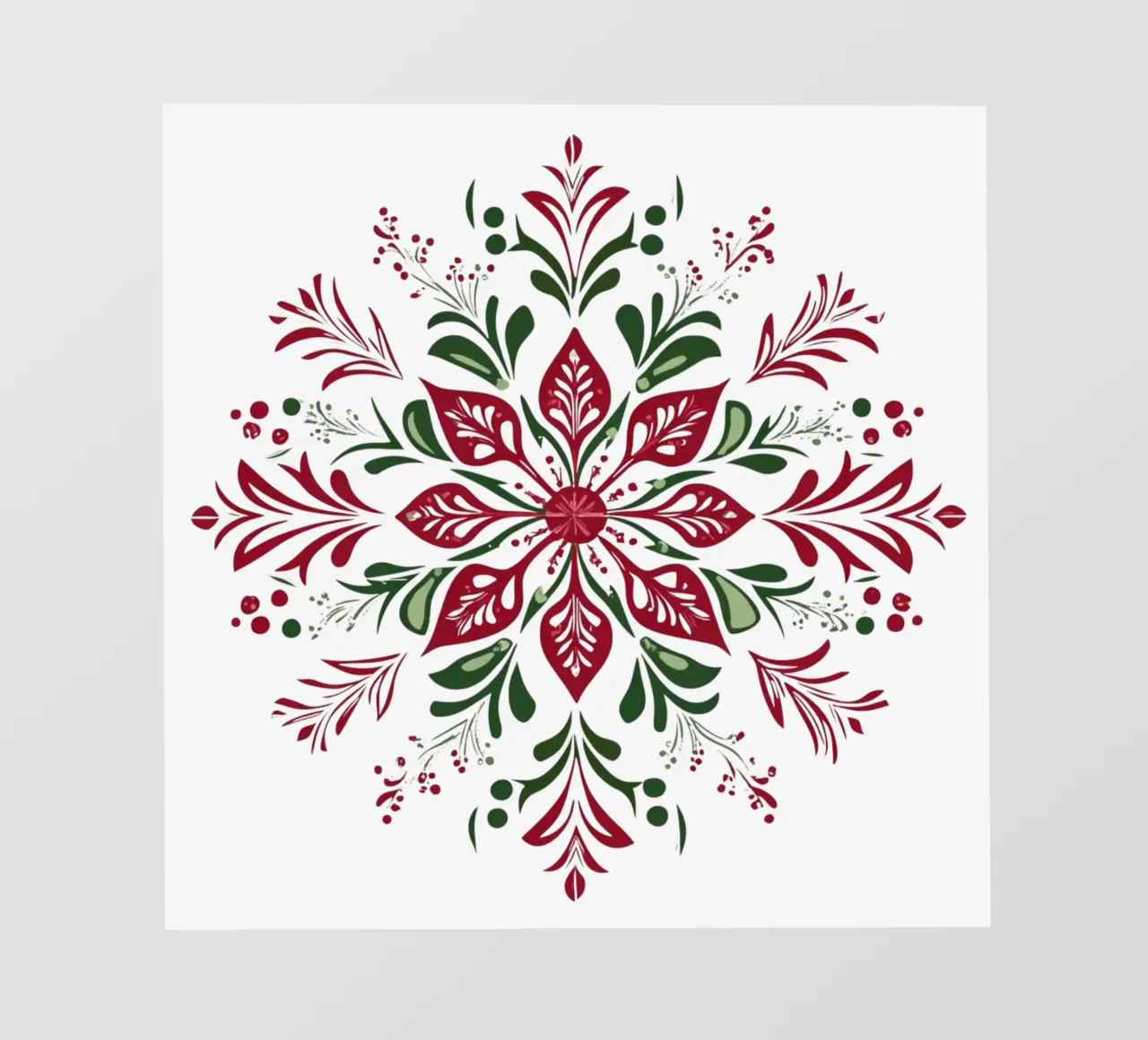 Mandala di Natale telo in pvc da Spiritual Touch