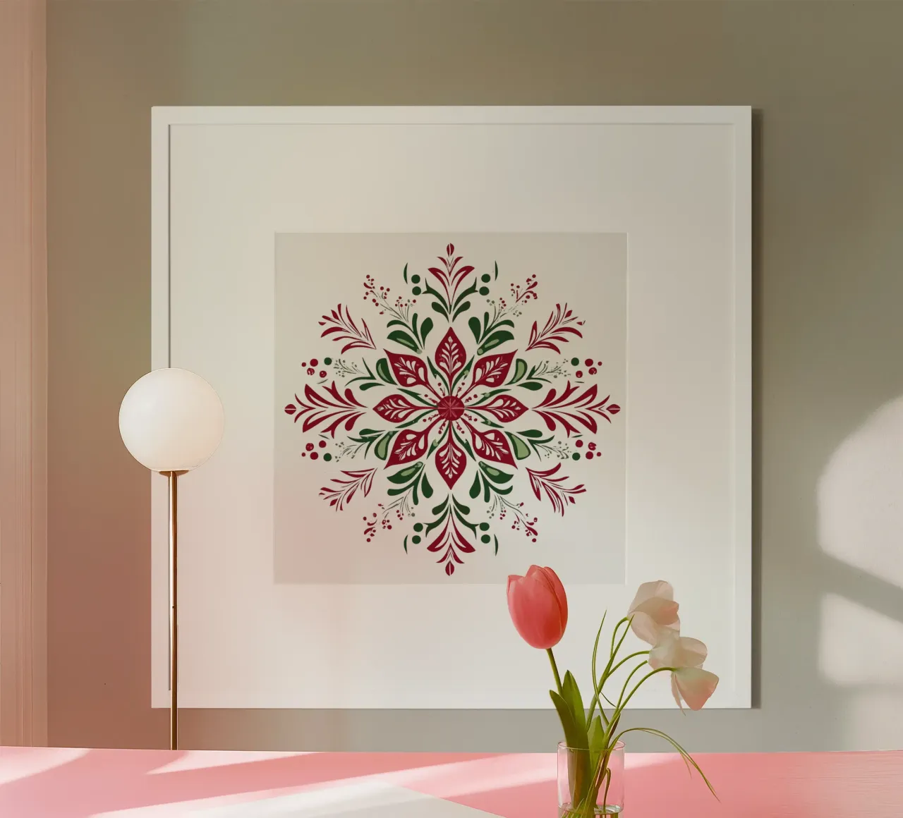 Mandala di Natale poster da Spiritual Touch