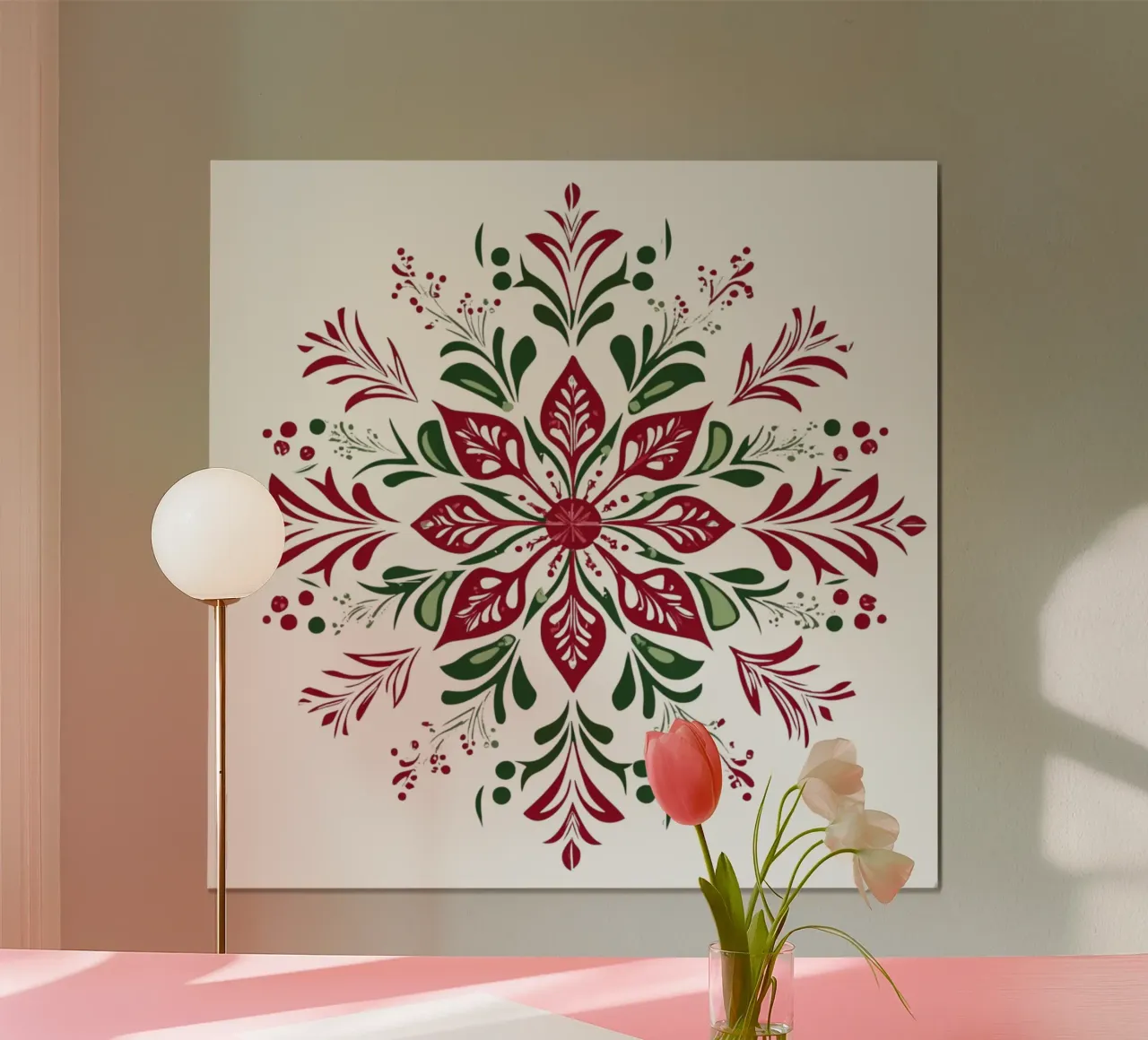 Mandala di Natale poster da Spiritual Touch