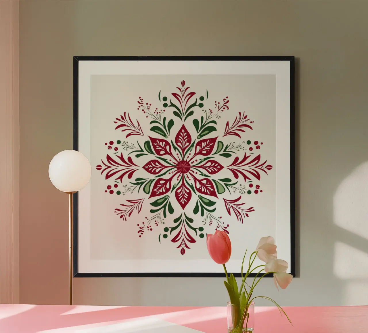 Mandala di Natale poster da Spiritual Touch