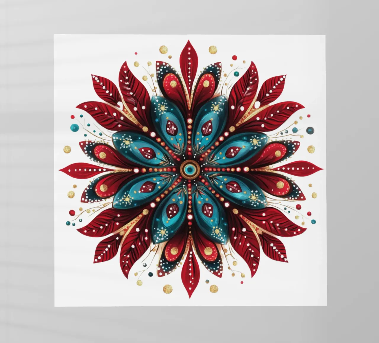 Mandala di Natale pellicola backlit da Spiritual Touch