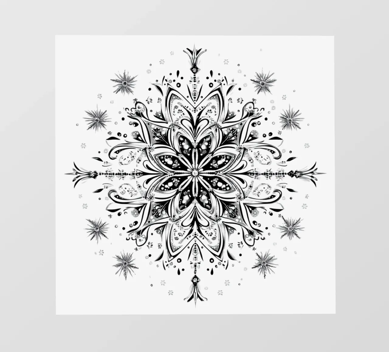 Mandala di Natale telo in pvc da Spiritual Touch