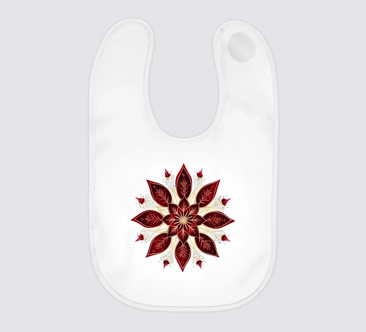 Mandala di Natale bavaglino da Spiritual Touch
