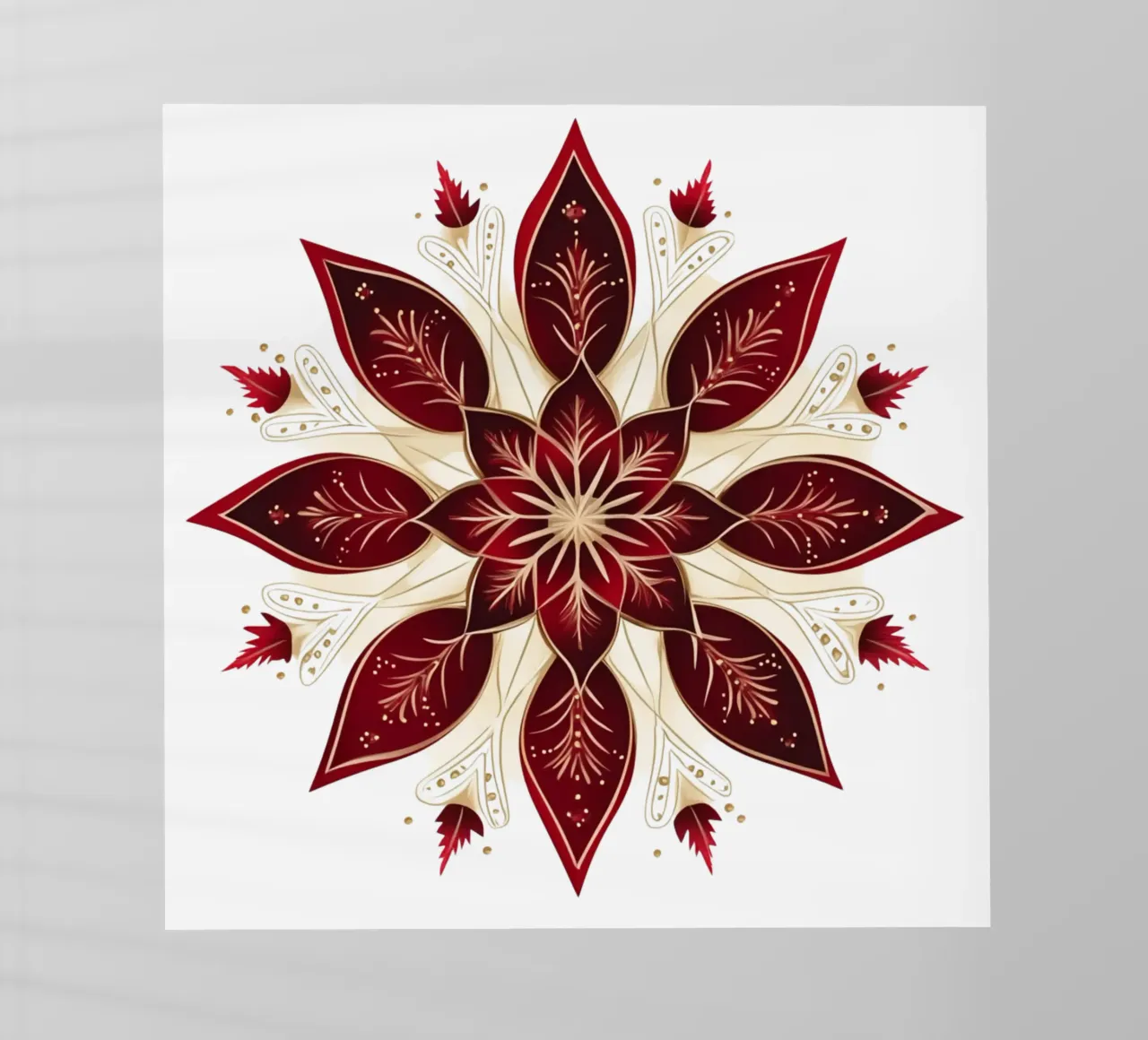 Mandala di Natale pellicola backlit da Spiritual Touch