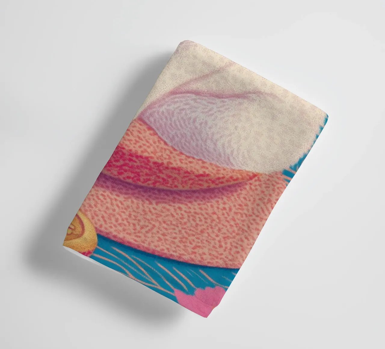 Serene witte kat Zen-geïnspireerde meditatieruimte Vredesdier badhanddoek van Kaji