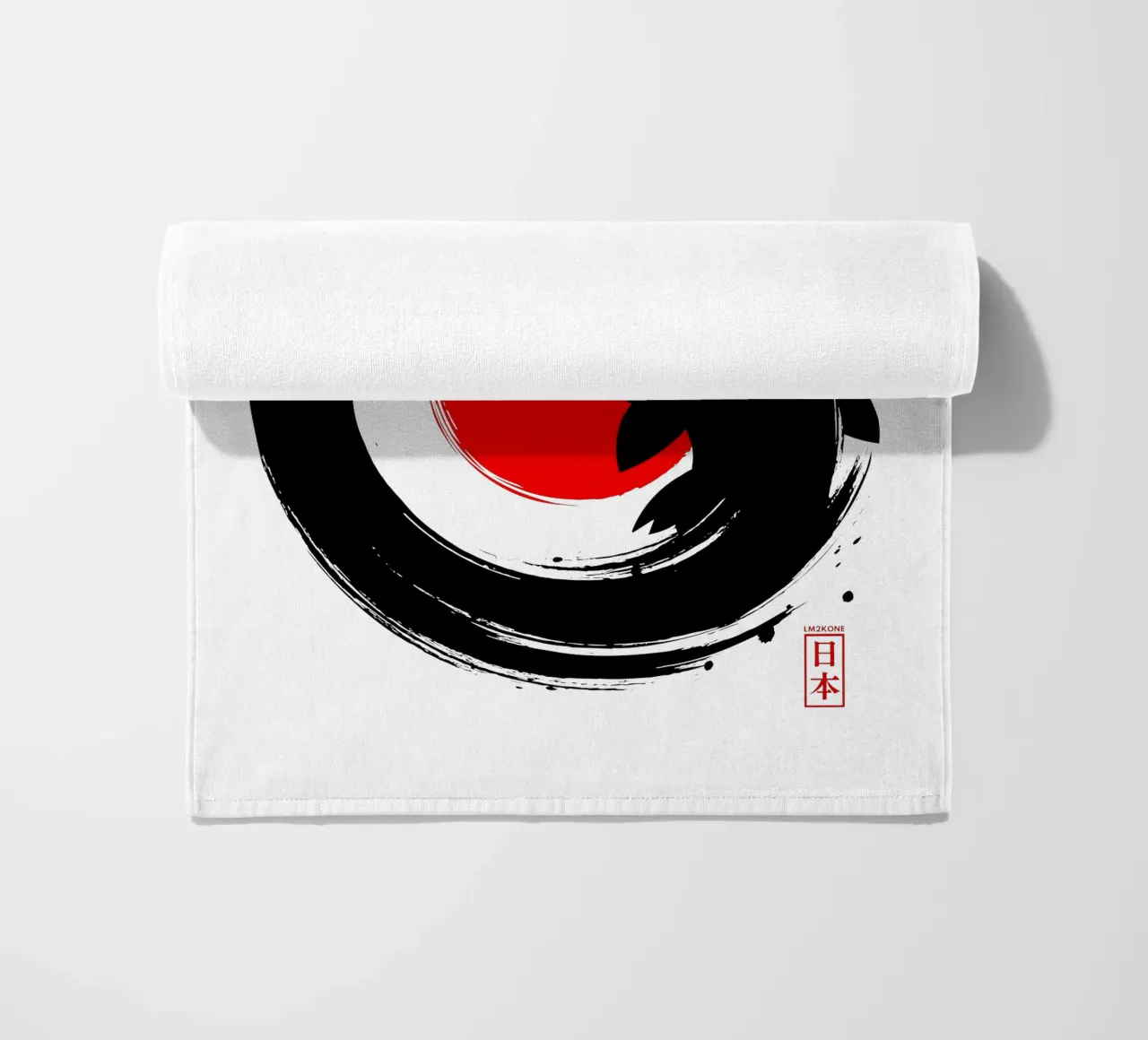 Black Koi Enso giapponese telo mare da LM2KONE