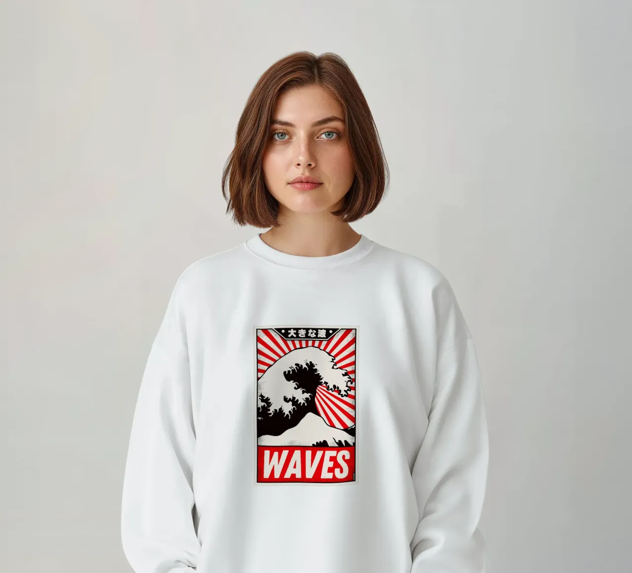 Poster d'epoca Retro Waves felpa da LM2KONE