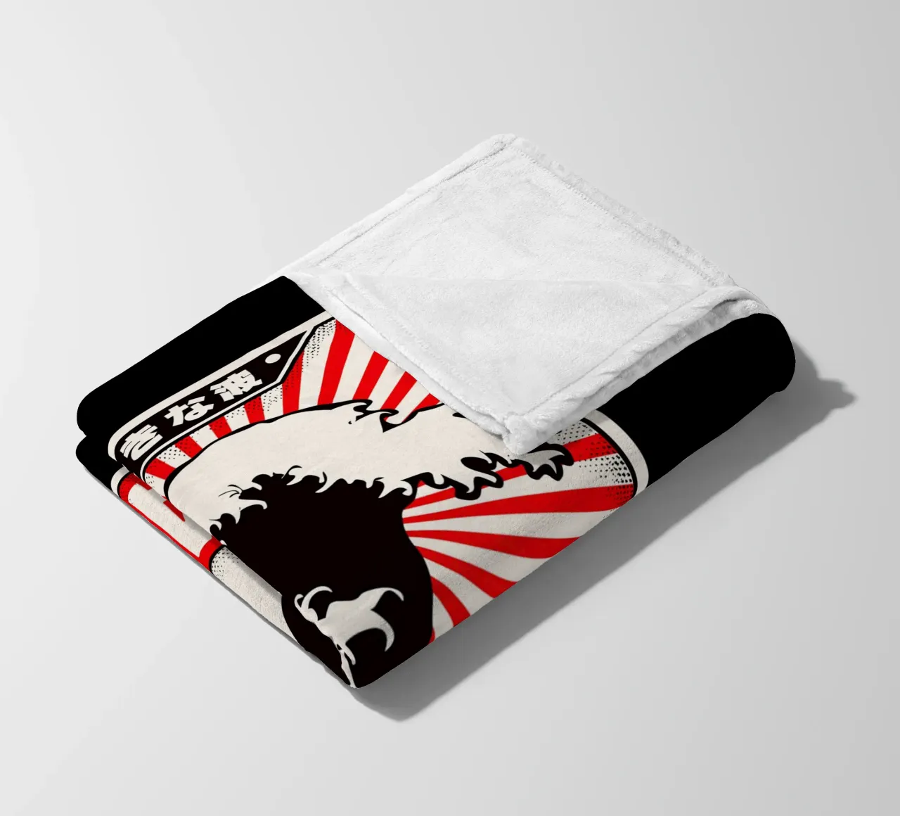 Poster d'epoca Retro Waves coperta in pile da LM2KONE