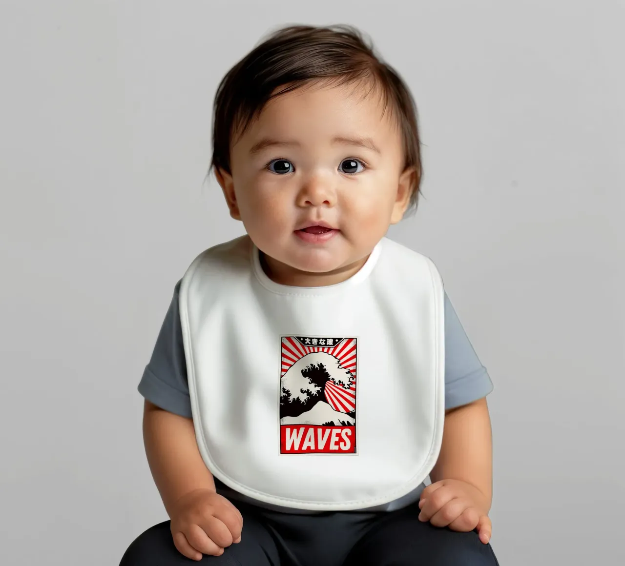 Poster d'epoca Retro Waves bavaglino da LM2KONE