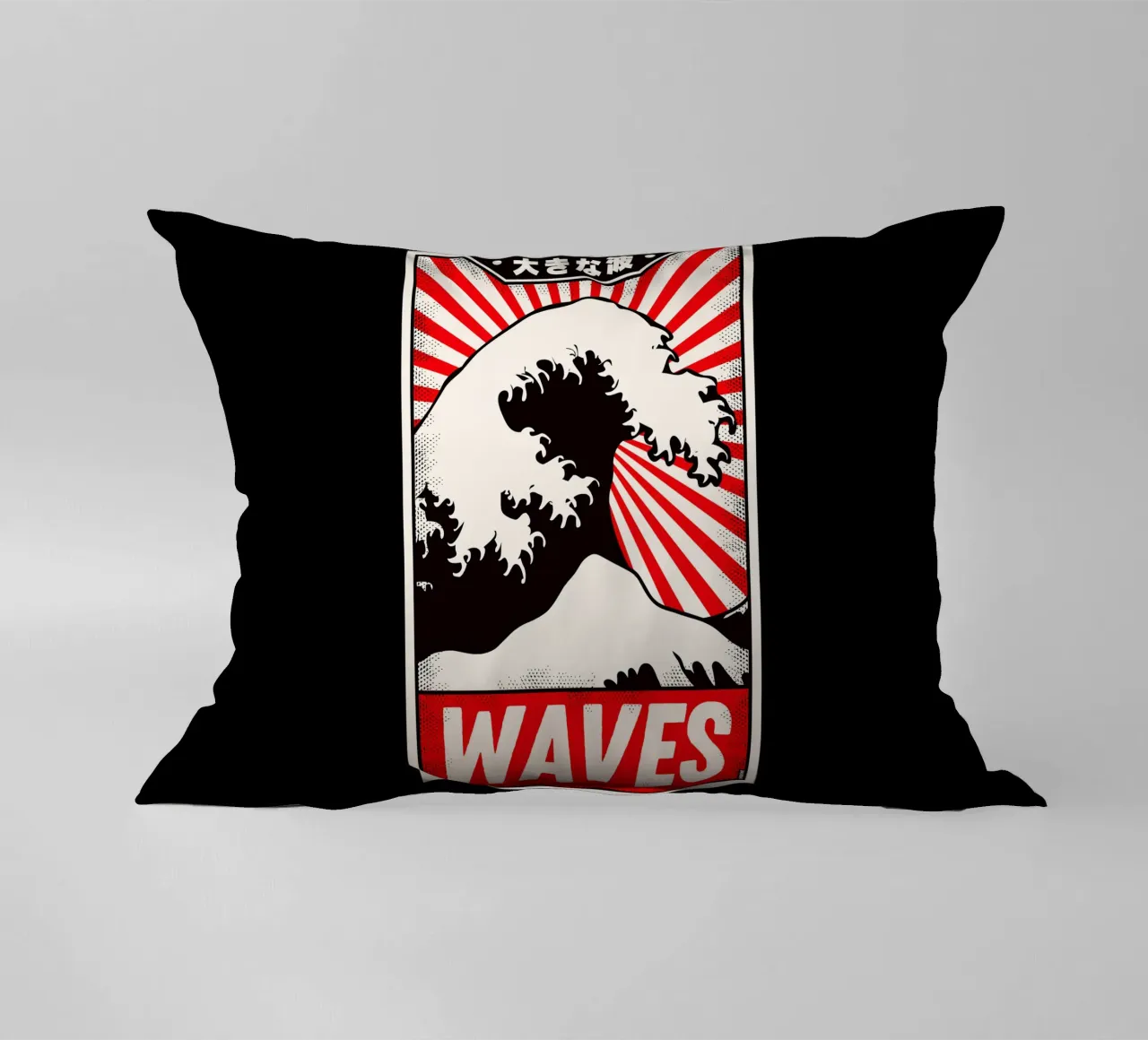Poster d'epoca Retro Waves cuscino da LM2KONE