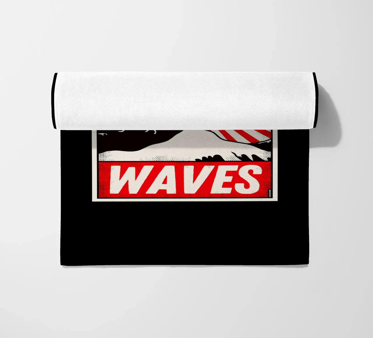 Poster d'epoca Retro Waves telo mare da LM2KONE