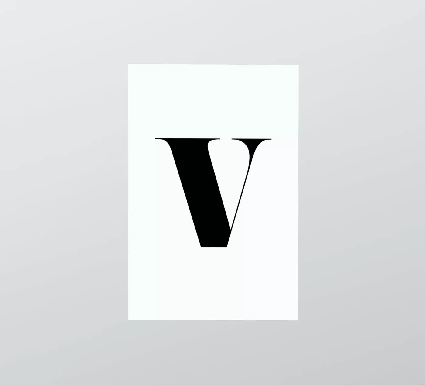 V sticker by Mottos by Sinan Saydik