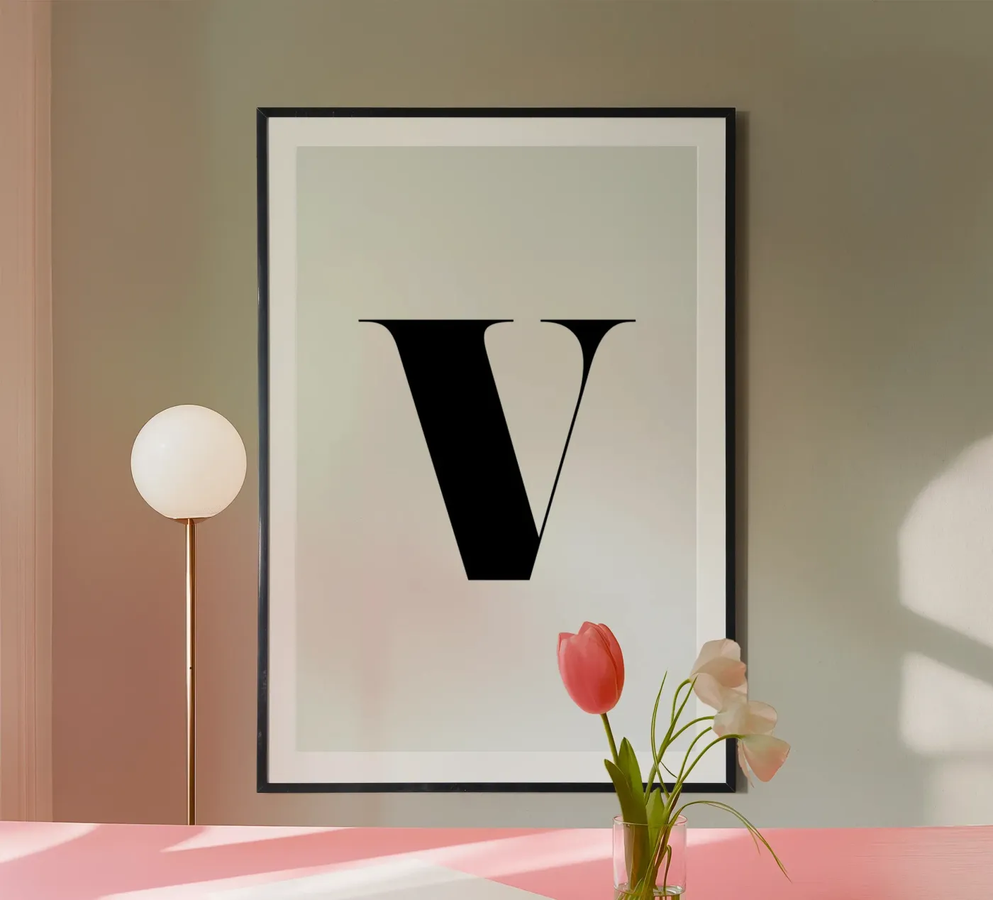 V poster by Mottos by Sinan Saydik