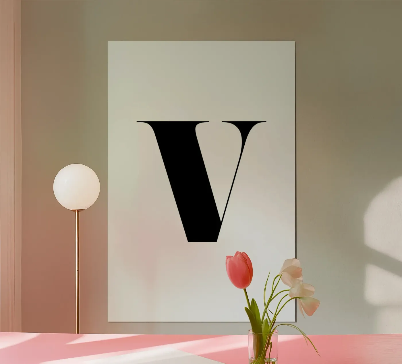 V poster by Mottos by Sinan Saydik