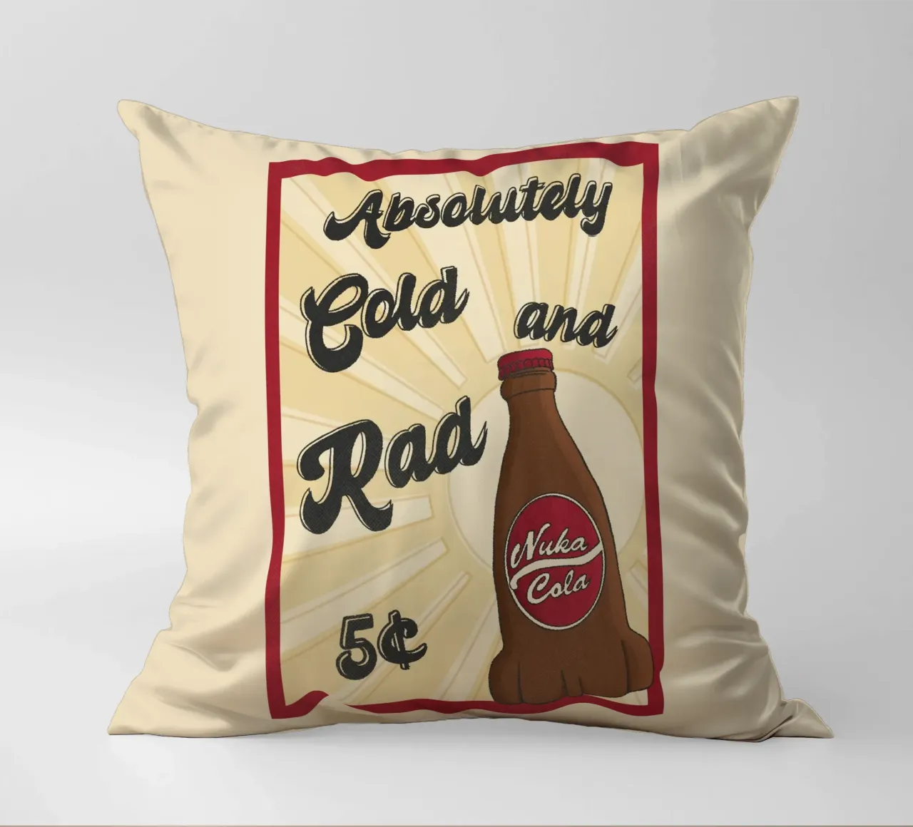 Nuka Cola poster cuscino da Loobs
