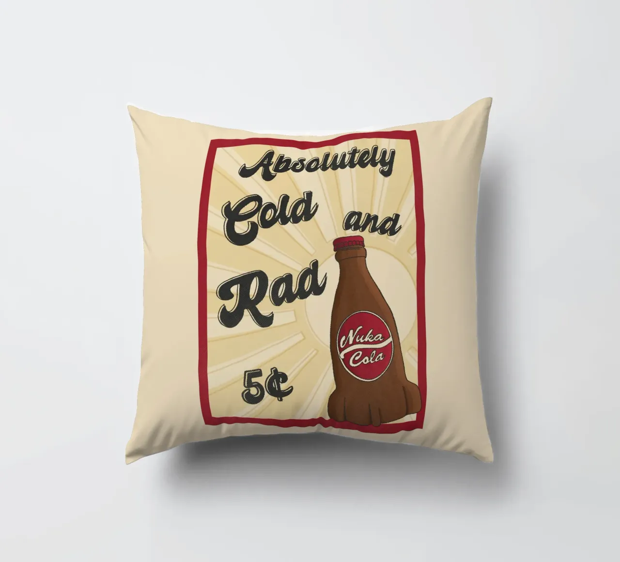 Nuka Cola poster cuscino da Loobs