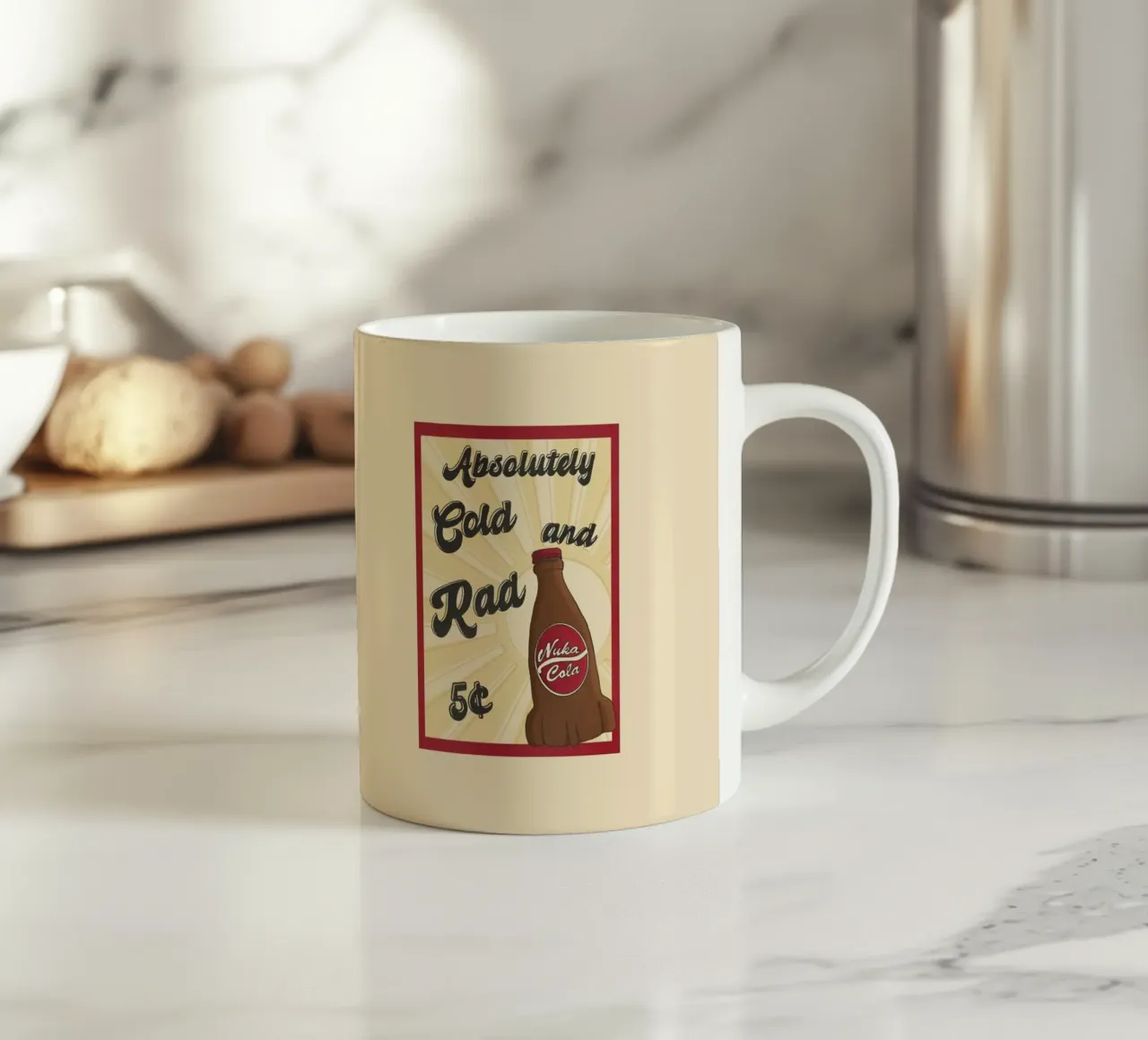 Nuka Cola poster tazza in ceramica da Loobs