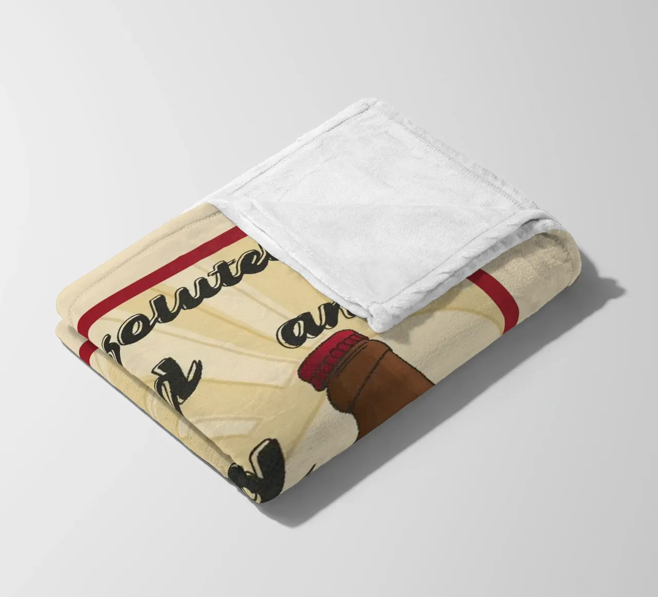 Nuka Cola poster fleece blanket by Loobs