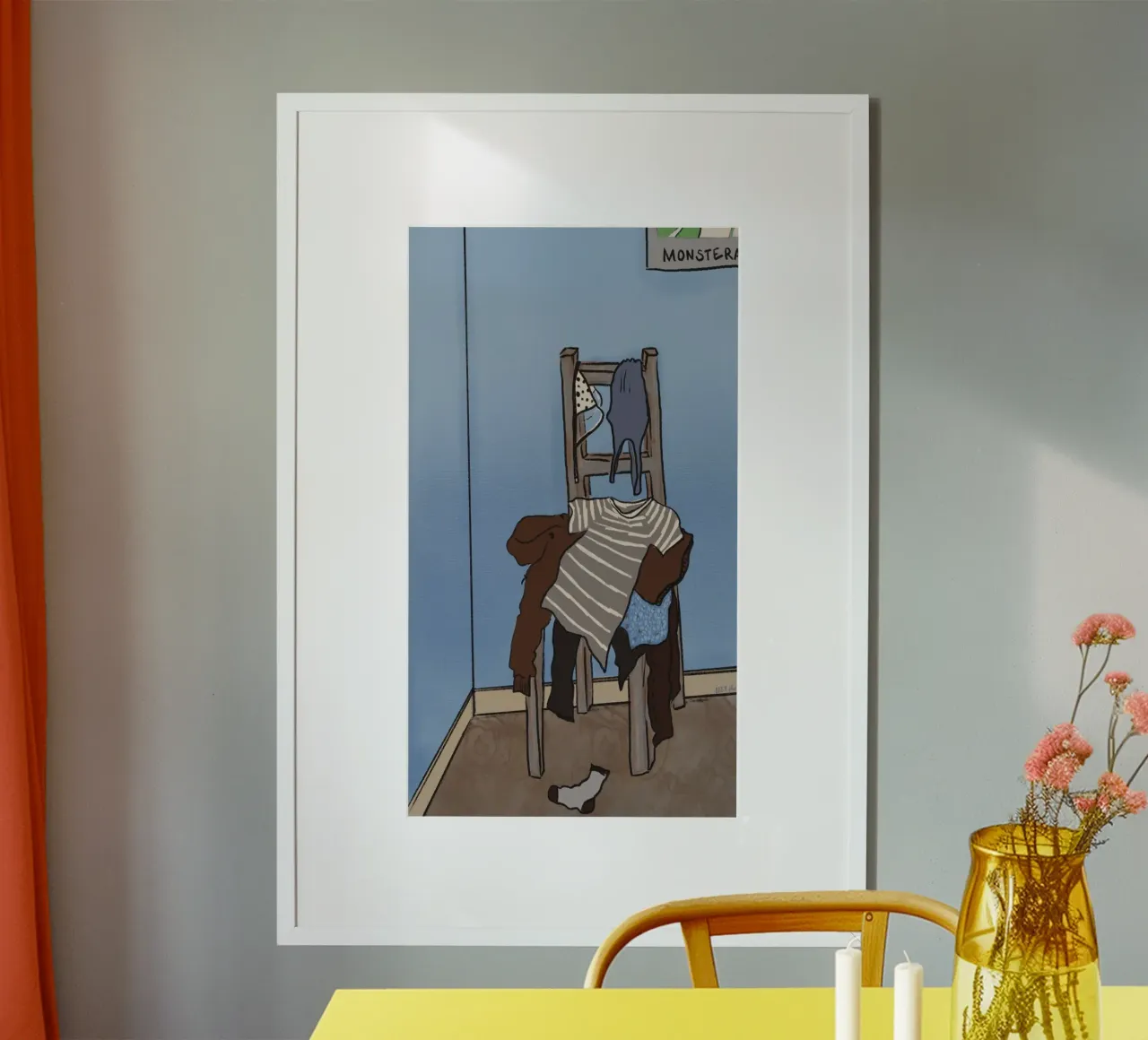 La sedia poster da Beeeplan