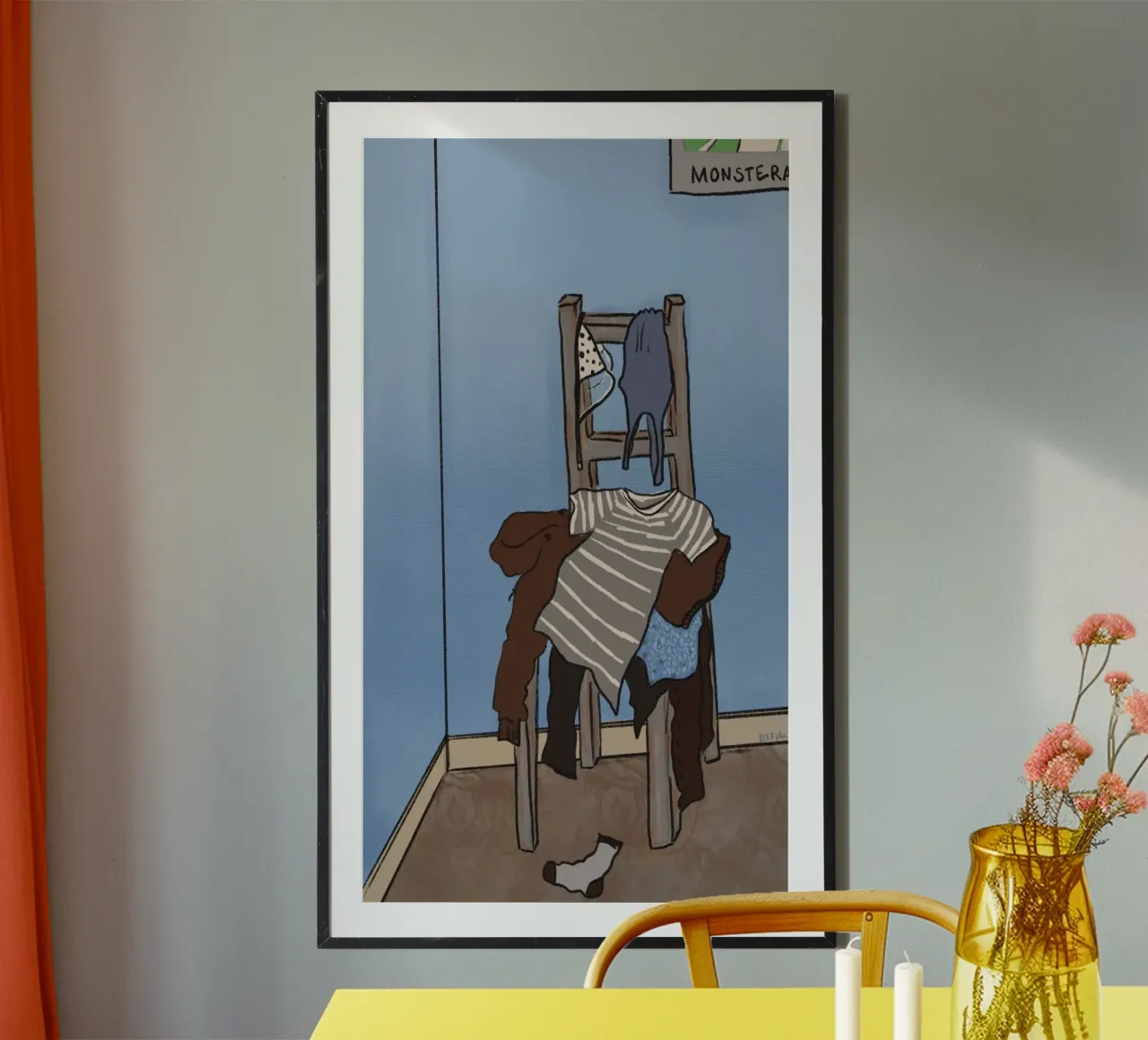 La sedia poster da Beeeplan