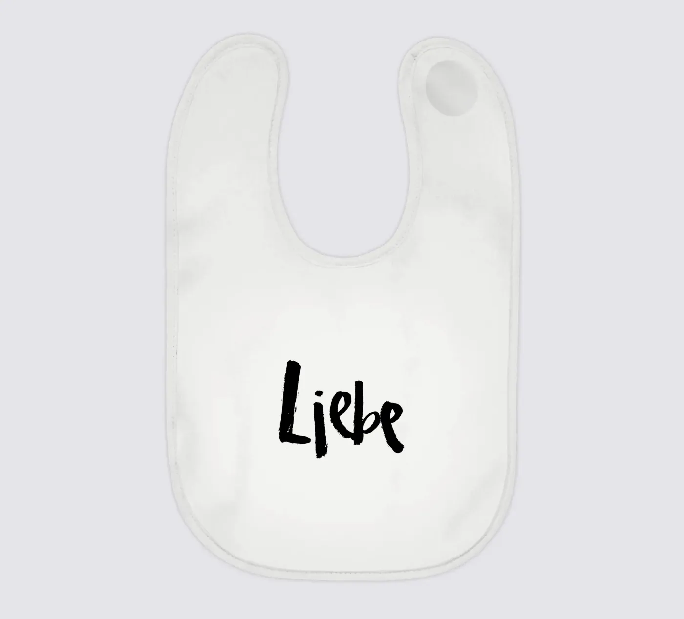 Liebe 2 Babylätzchen von Brushmeetspaper