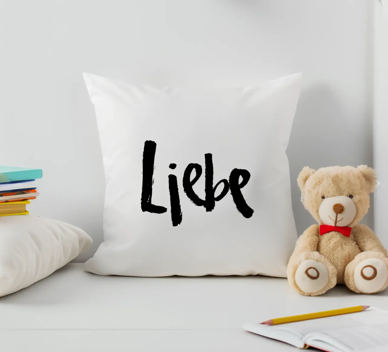 Liebe 2 cuscino da Brushmeetspaper