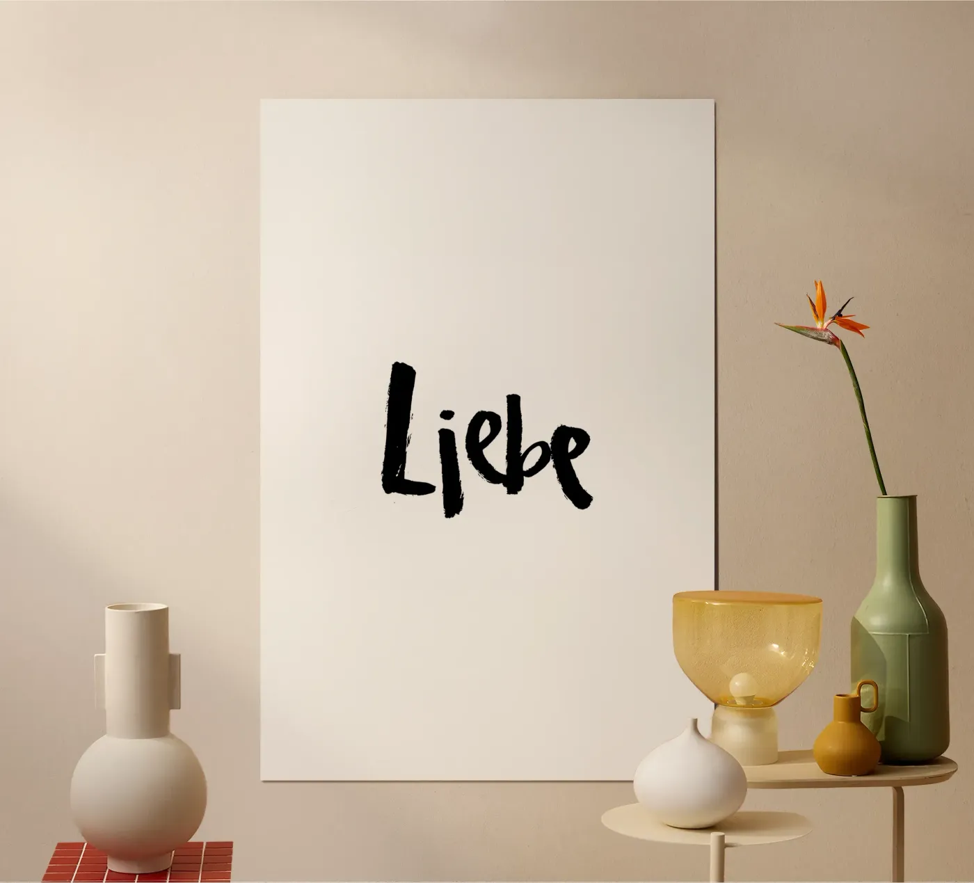 Liebe 2 Poster von Brushmeetspaper