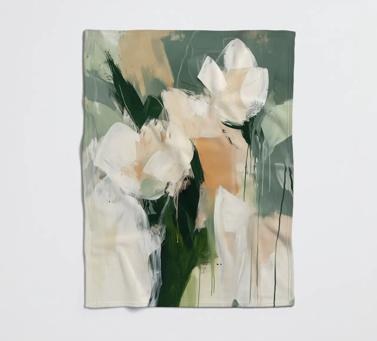Floral fantasies theme 1 fleece blanket by LaylaOzHome